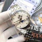 PATEK PHILIPPE Calatrava Moon Phase Series Men ETA2824-2 Movement White 41mm Watch
